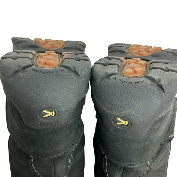 Keen Kaci Knee High Zip Waterproof Nubuck Leather Boots Womens 6 Black - Picture 8 of 11